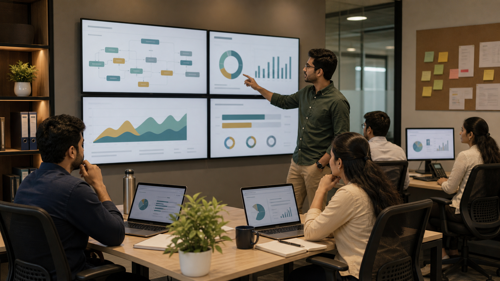 Fintech operations team and workflow screens